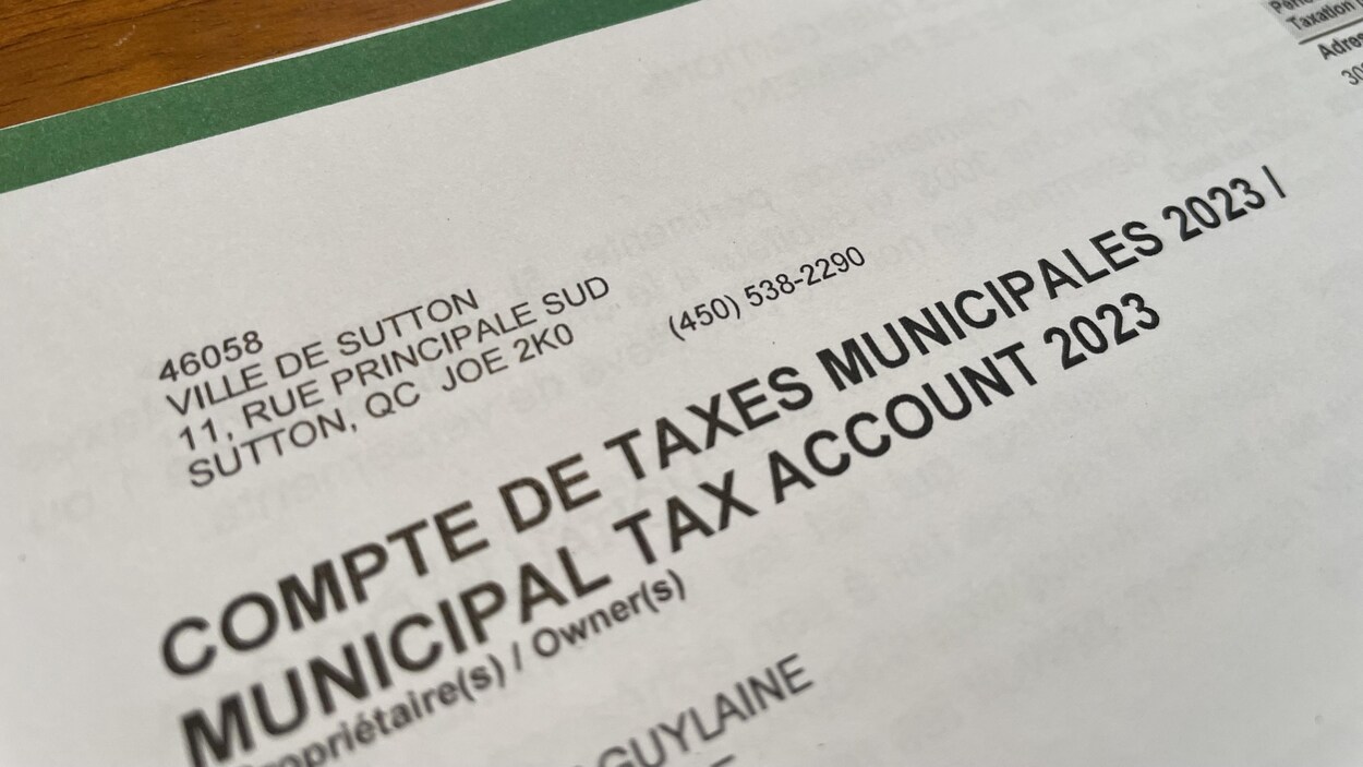 Il y a de la grogne à Sutton à cause de la hausse de taxes RadioCanada