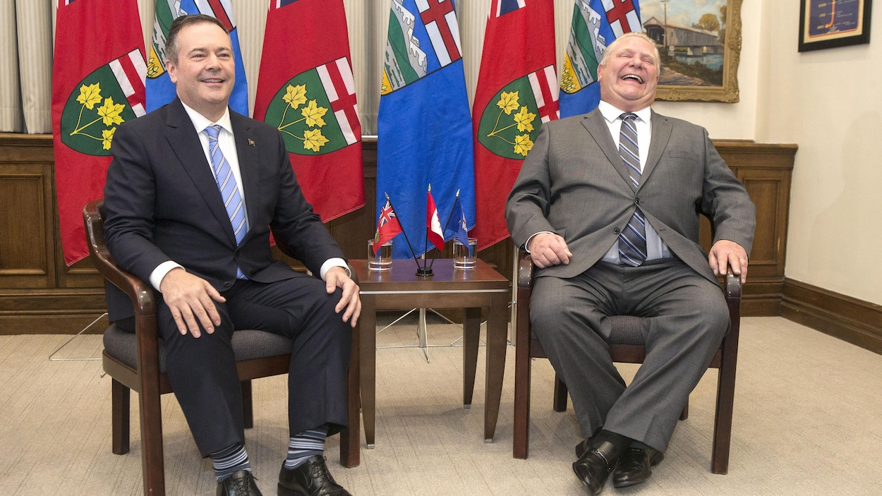 Jason Kenney et Doug Ford