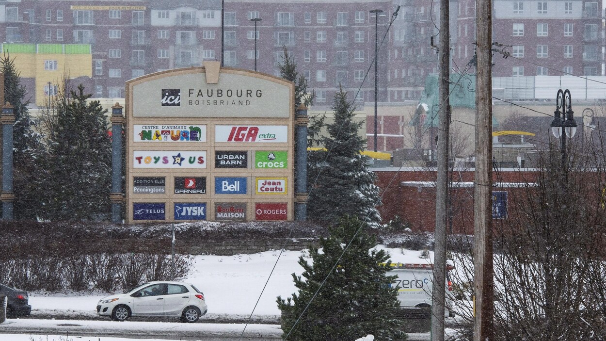 Le centre commercial Faubourg Boisbriand.