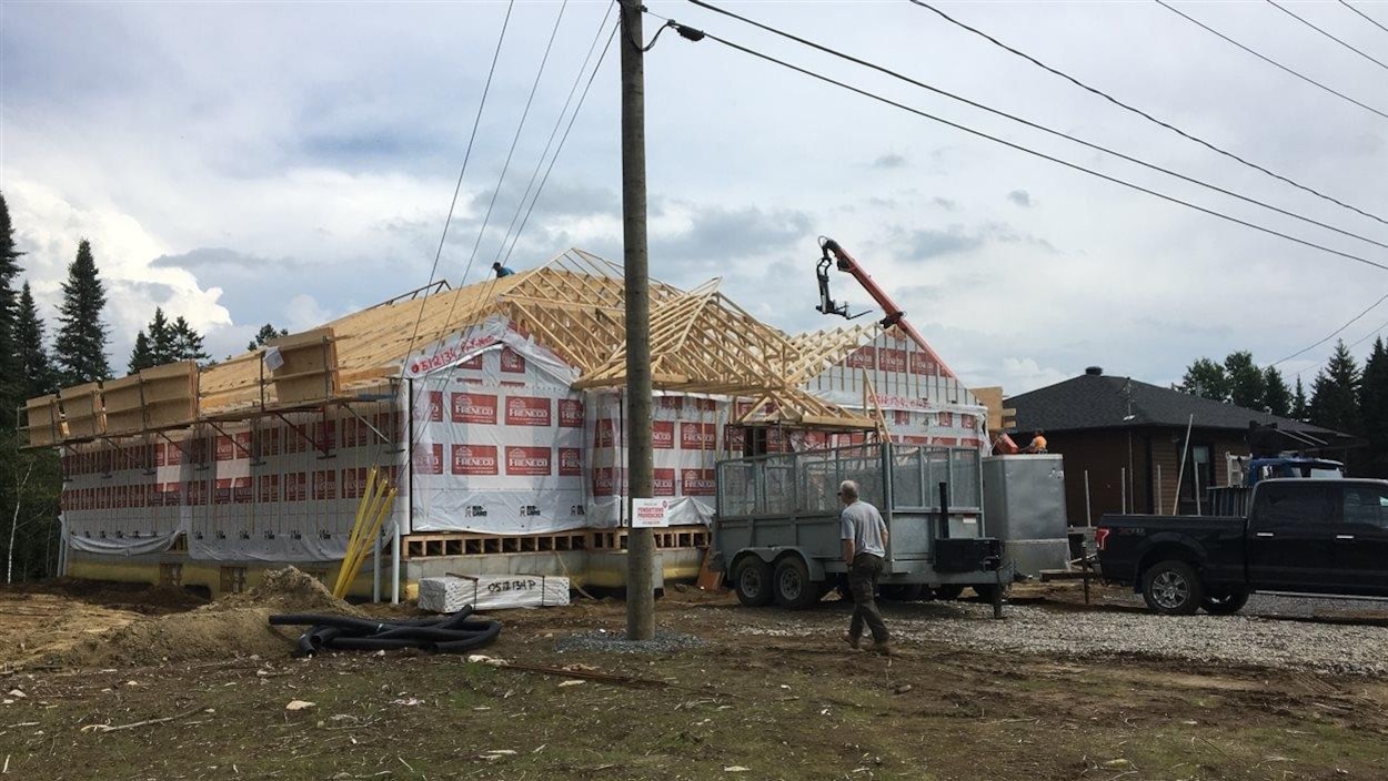 Chantier de construction résidentiel