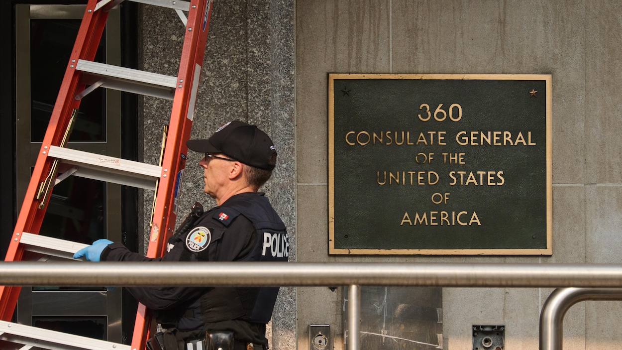 Le consulat des États-Unis à Toronto encore la cible d’un tir
