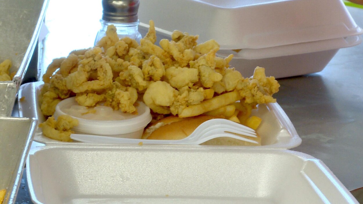 Des coques frites