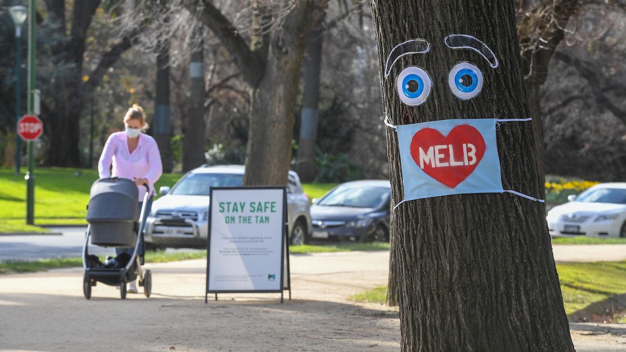Un parc à Melbourne.