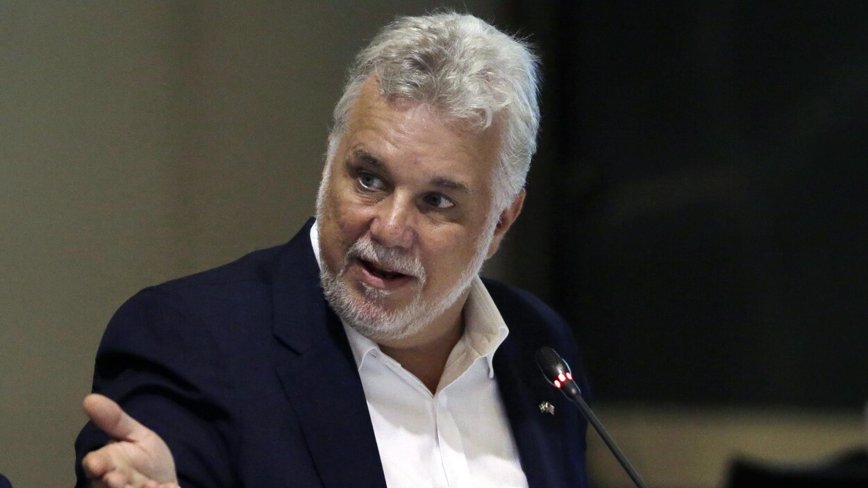 Le premier ministre du Québec, Philippe Couillard. Le premier ministre du Québec, Philippe Couillard.