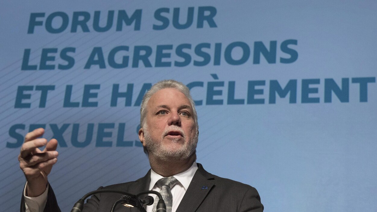 Le premier ministre du Québec, Philippe Couillard. Le premier ministre du Québec, Philippe Couillard.