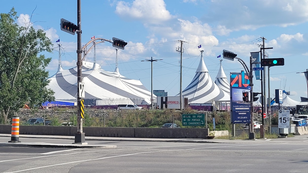 Des commerçants du Vieux-Hull déçus de l’absence du Cirque du Soleil