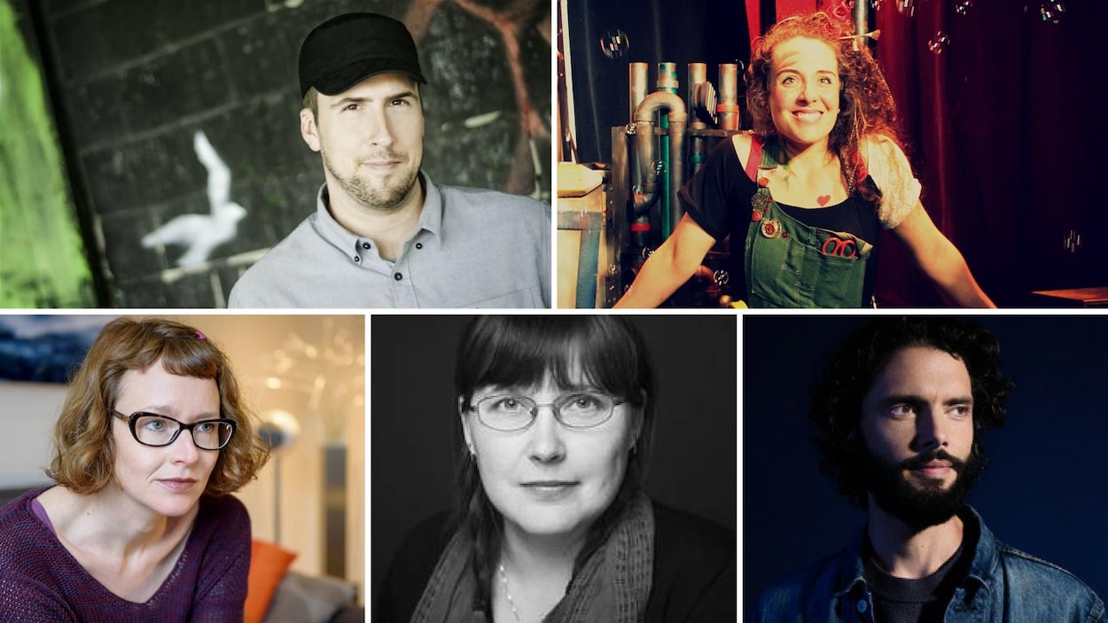 David Goudreault, Ariane DesLions, July Giguère, Mylène Gilbert-Dumas et Alexandre Poulin David Goudreault, Ariane DesLions, July Giguère, Mylène Gilbert-Dumas et Alexandre Poulin