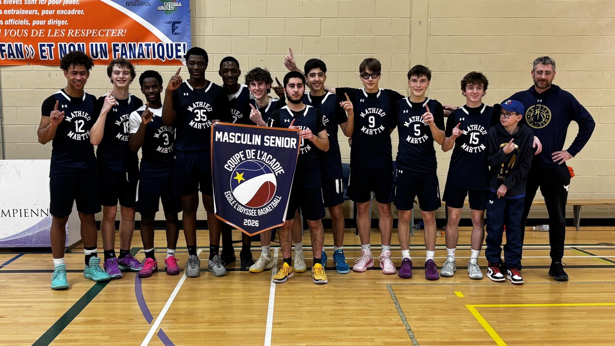 Les Matadors de Mathieu-Martin remportent la Coupe de l’Acadie de basketball
