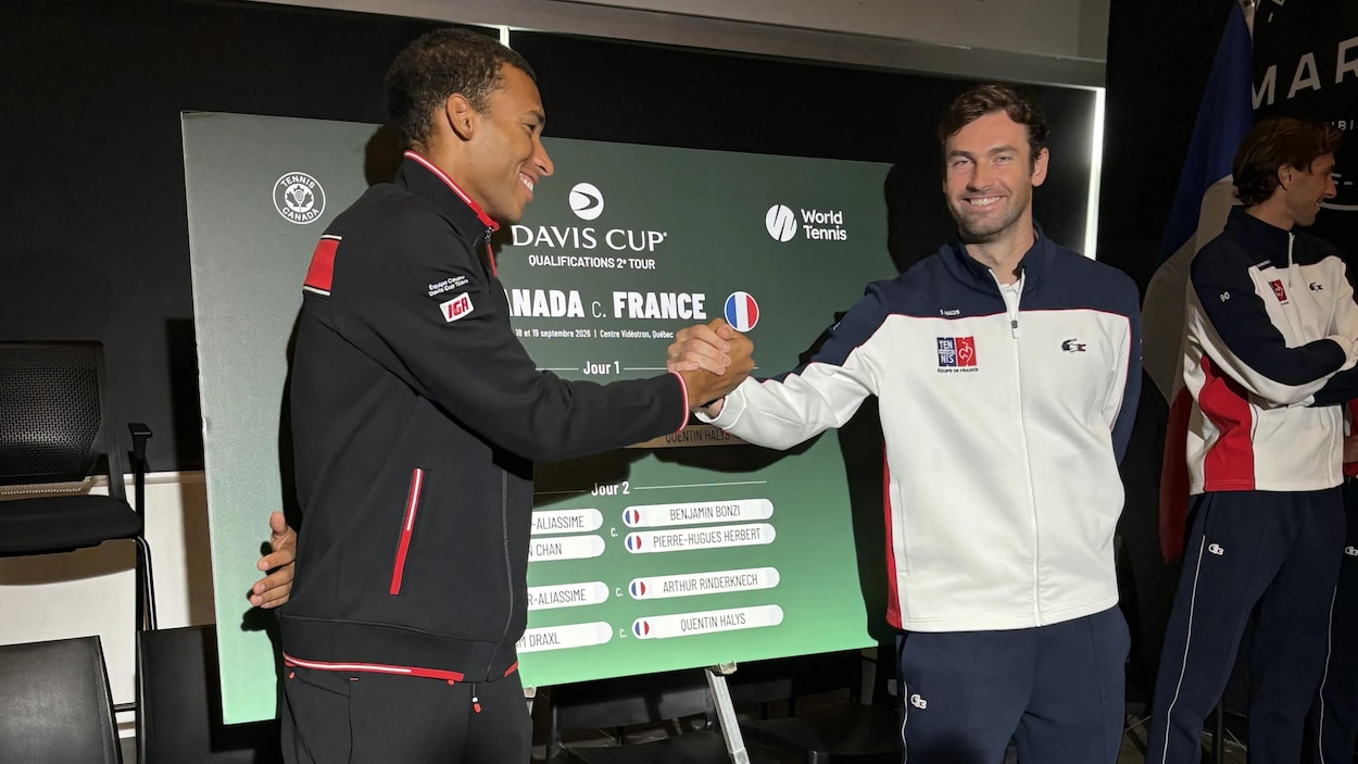 Coupe Davis : Félix Auger-Aliassime et Liam Draxl en action vendredi