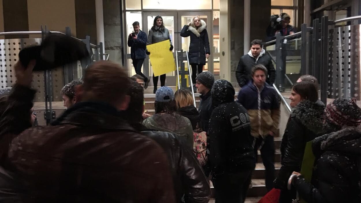 Manifestation d'étudiants
