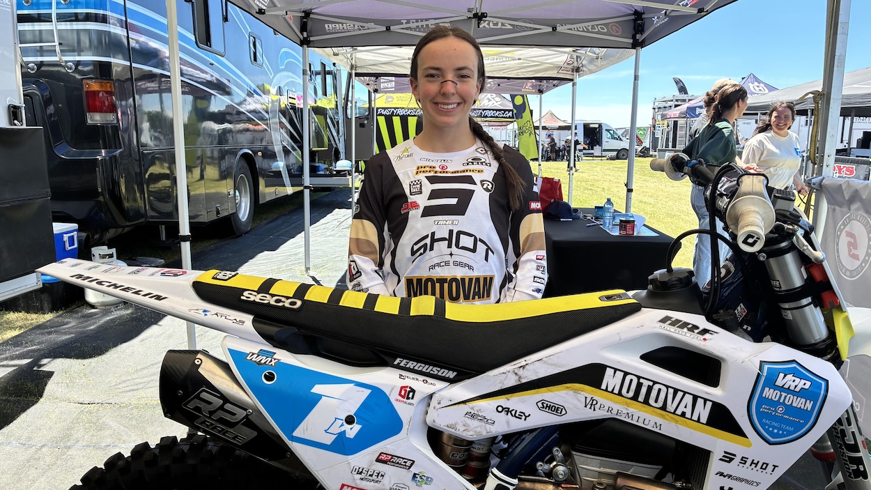 Motocross : la métisse Katrine Ferguson parmi les meilleures pilotes