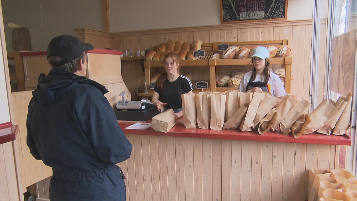 Une boulangerie.