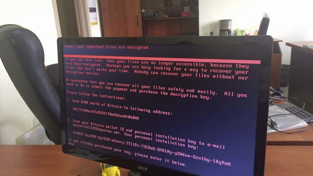Cyberattaque en Ukraine