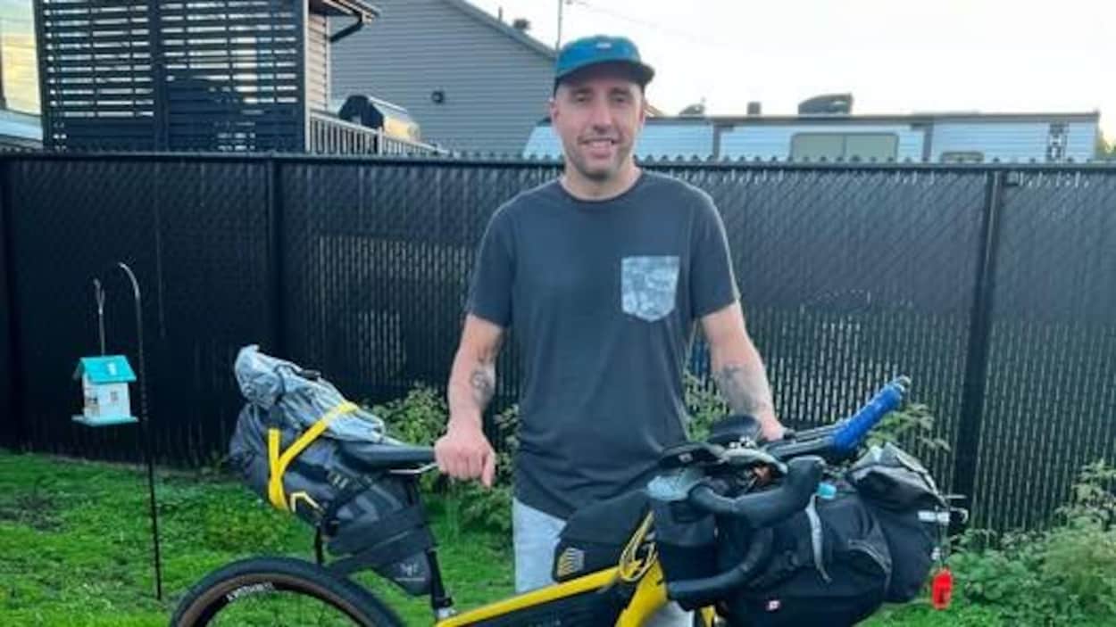 1400 km de vélo en autonomie : le défi de David Savard