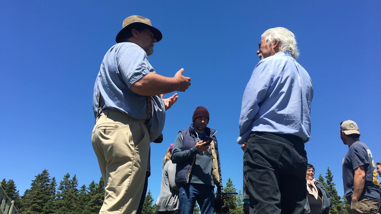 Le scientifique environnementaliste David Suzuki à l'île d'Anticosti Le scientifique environnementaliste David Suzuki à l'île d'Anticosti