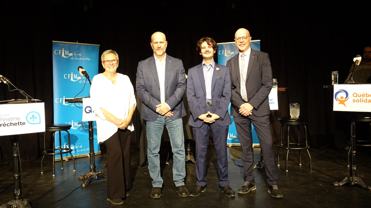 Un débat courtois, mais pimenté aux Îles-de-la-Madeleine