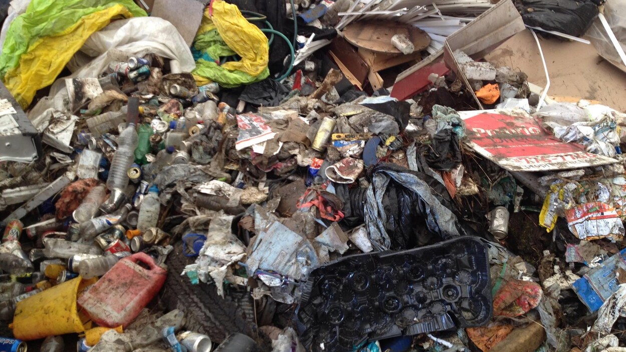 Une partie des déchets ramassés par les EnVERTdeurs.