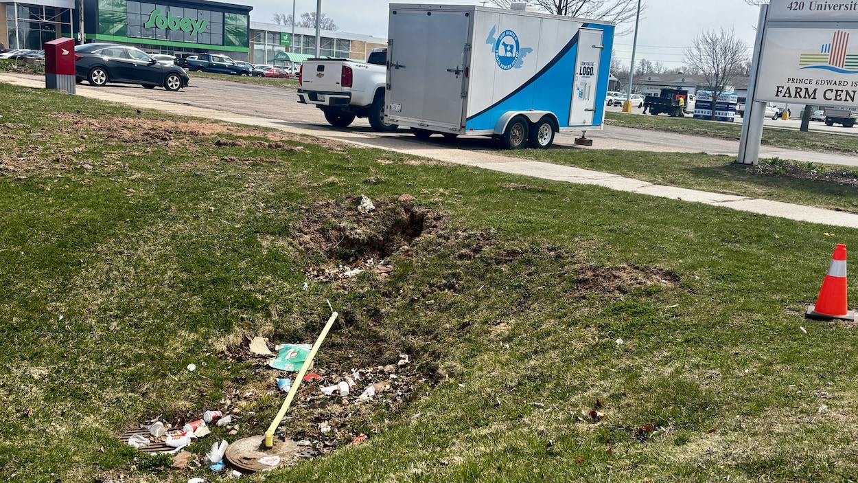 L’Î.-P.-É. submergée par les déchets après le redoux printanier