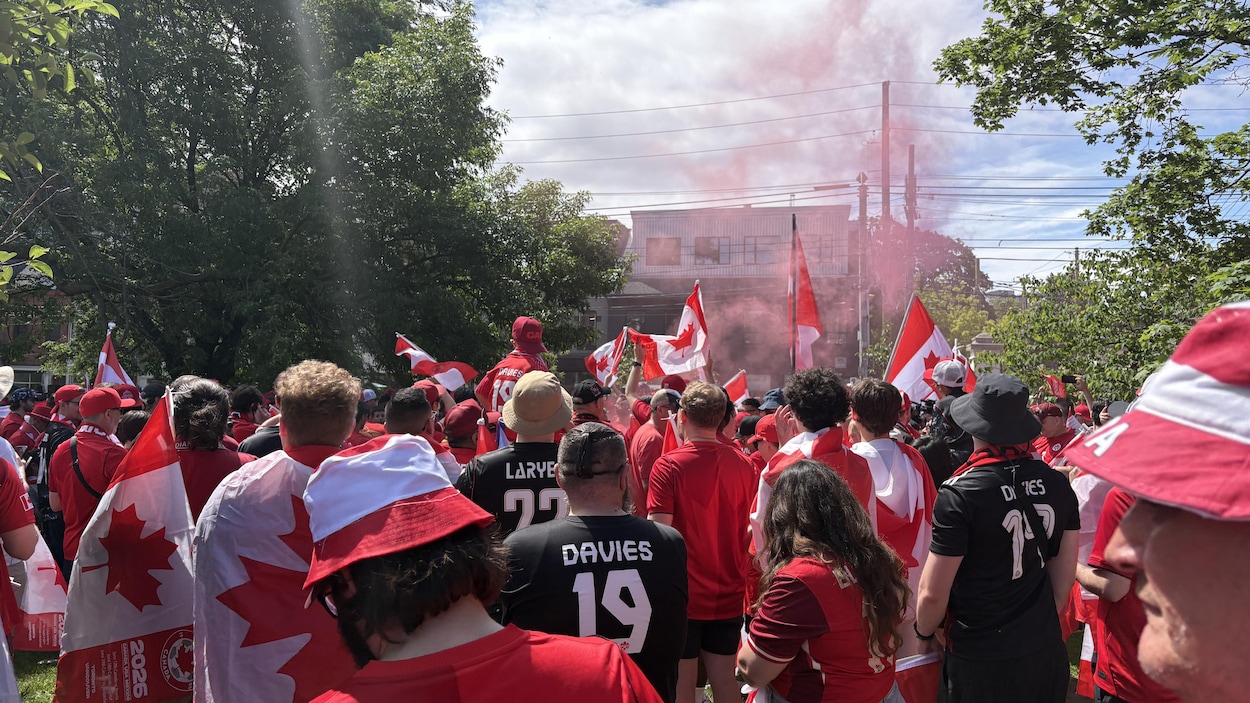 Entrée en jeu du Canada à Toronto à la Coupe du Monde