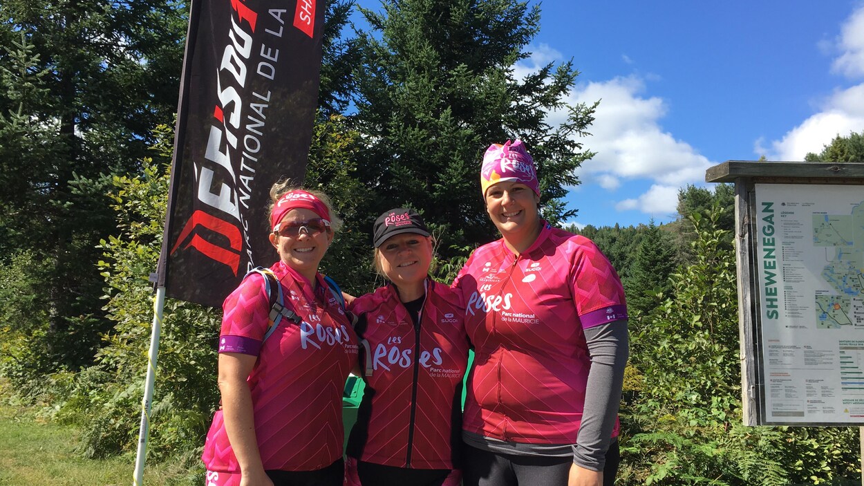 Les Roses ont complété leur premier triathlon dimanche.