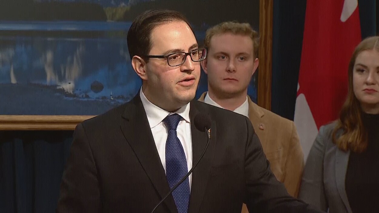 Le ministre de l'Enseignement supérieur Demetrios Nicolaides en conférence