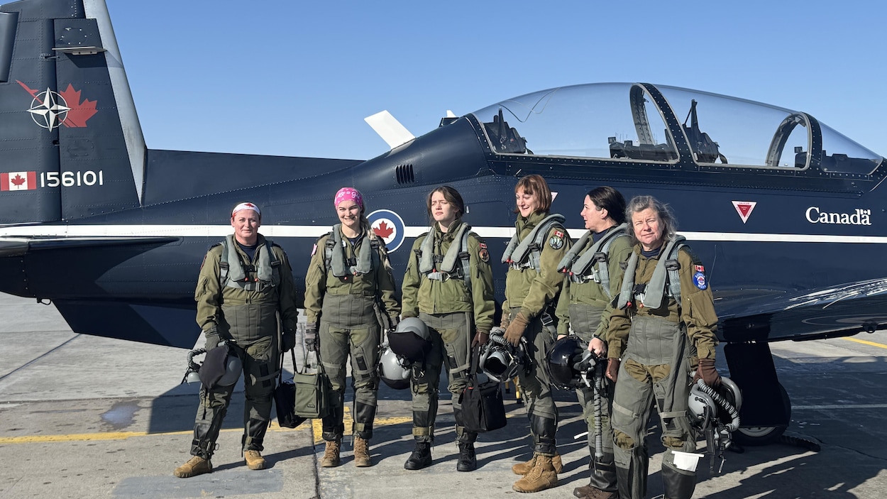 Des ailes au féminin pour la 15e escadre de l’Aviation royale canadienne