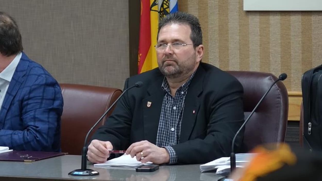 Le maire de Tracadie, Denis Losier, le 24 février 2019.