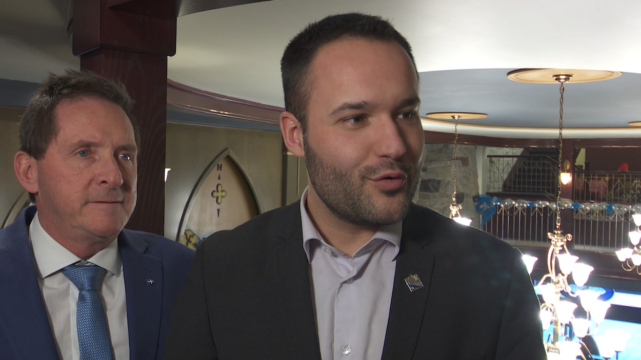 Denis Tardif et Mathieu Lacombe en entrevue avec Radio-Canada.