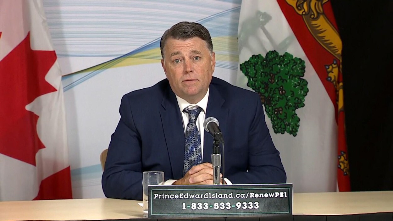 Dennis King, premier ministre de l'Île-du-Prince-Édouard, le 15 septembre 2020.