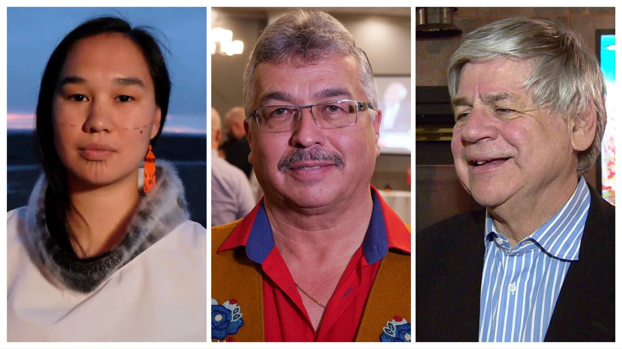 Un montage des trois députés.