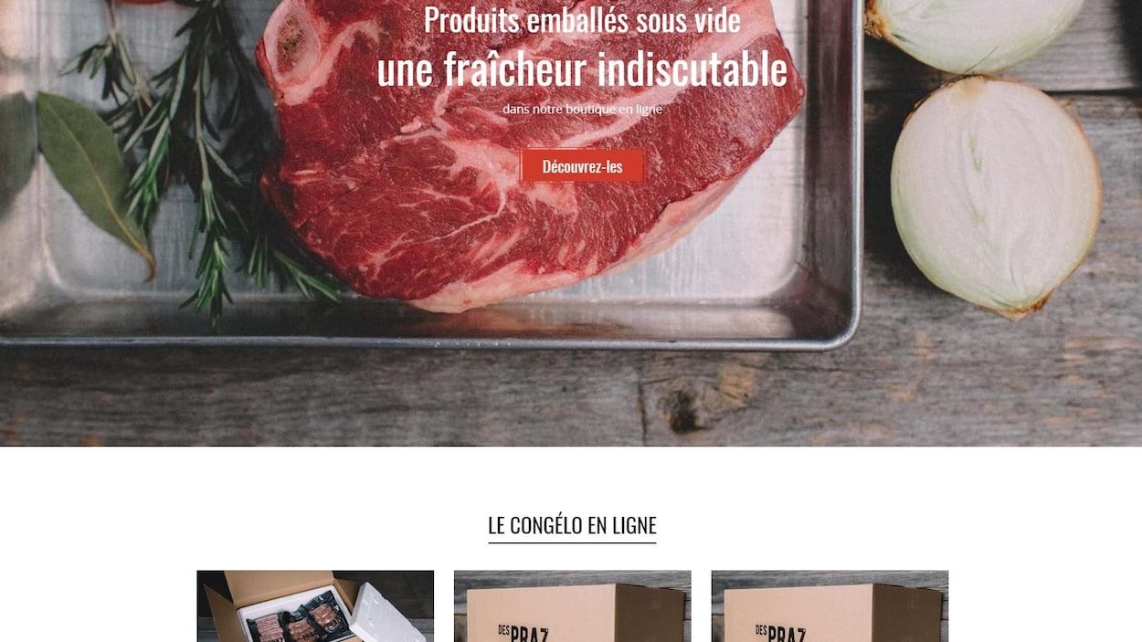 La Boucherie des Praz offre de la viande de la région à commander en ligne et en magasin