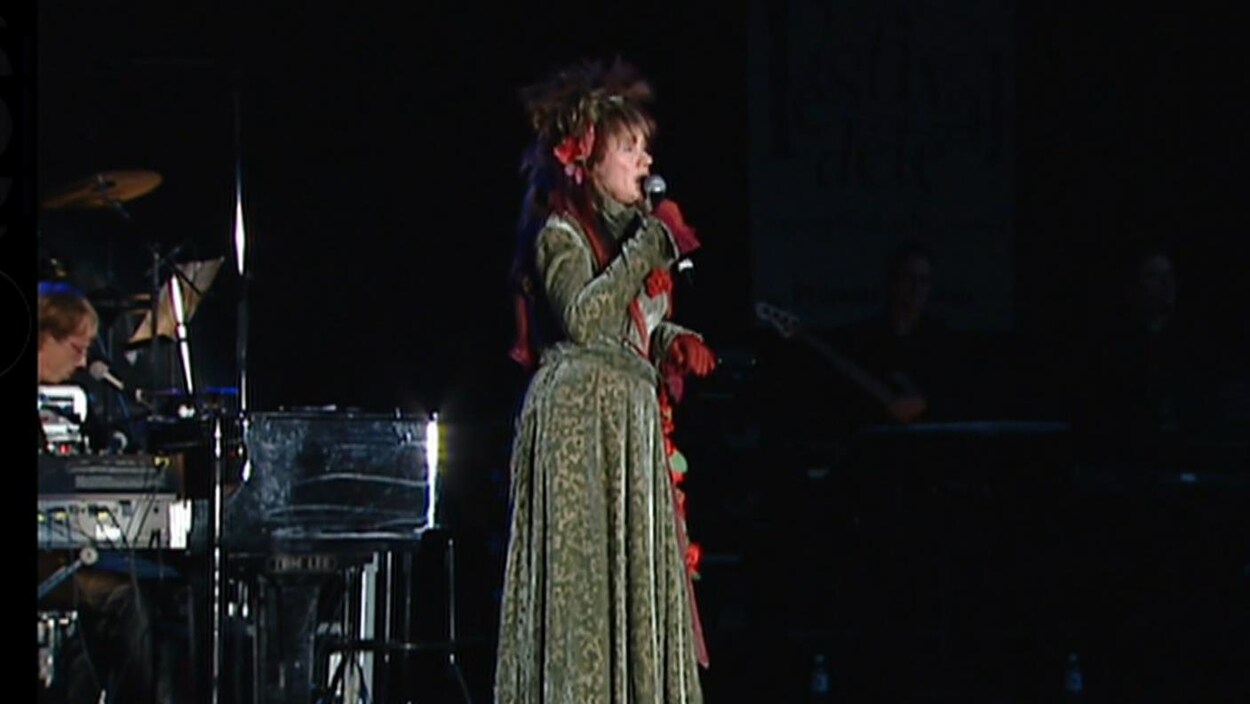 VIDÉO d'archives Diane Dufresne était de passage au Festival d'été de