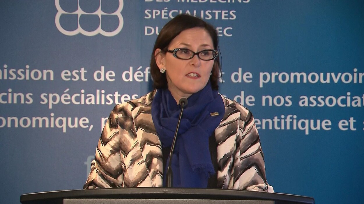 Diane Francoeur, présidente de la Fédération des médecins spécialistes du Québec