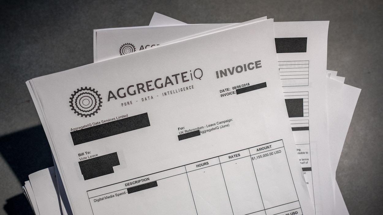 Des documents de Aggregate IQ.