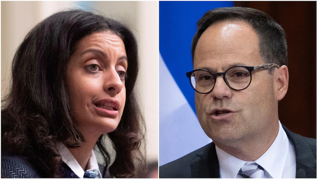 Dominique Anglade et Alexandre Cusson.