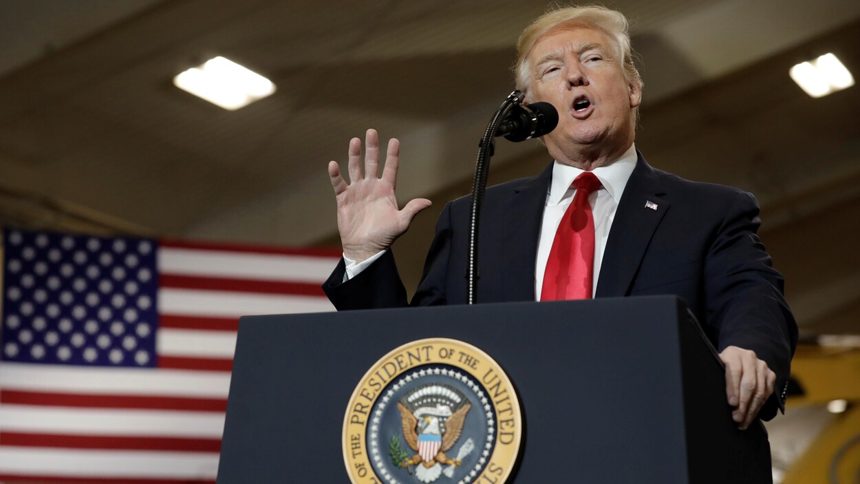 Le président américain Donald Trump