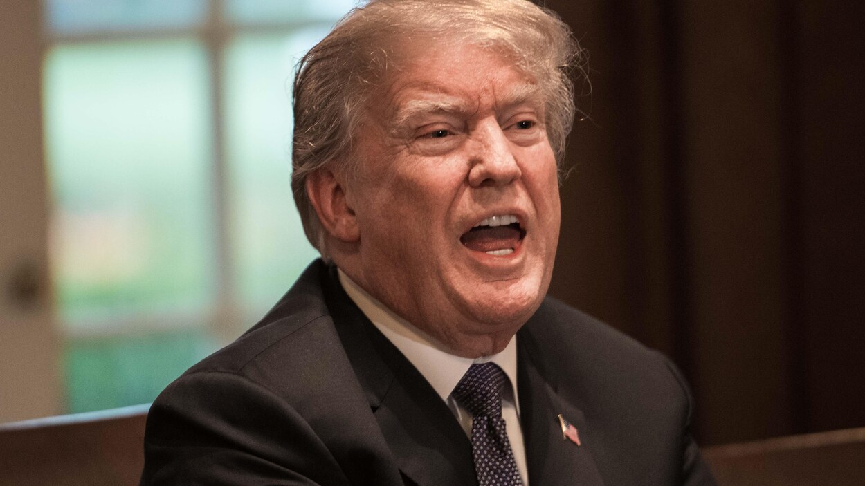 Donald Trump parle.