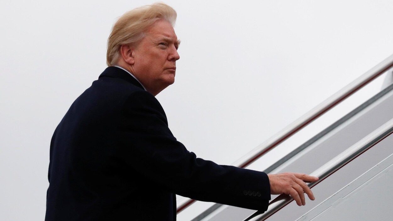 Le président américain Donald Trump Le président américain Donald Trump