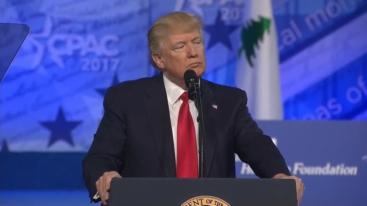 Le président des États-Unis, Donald Trump Le président des États-Unis, Donald Trump