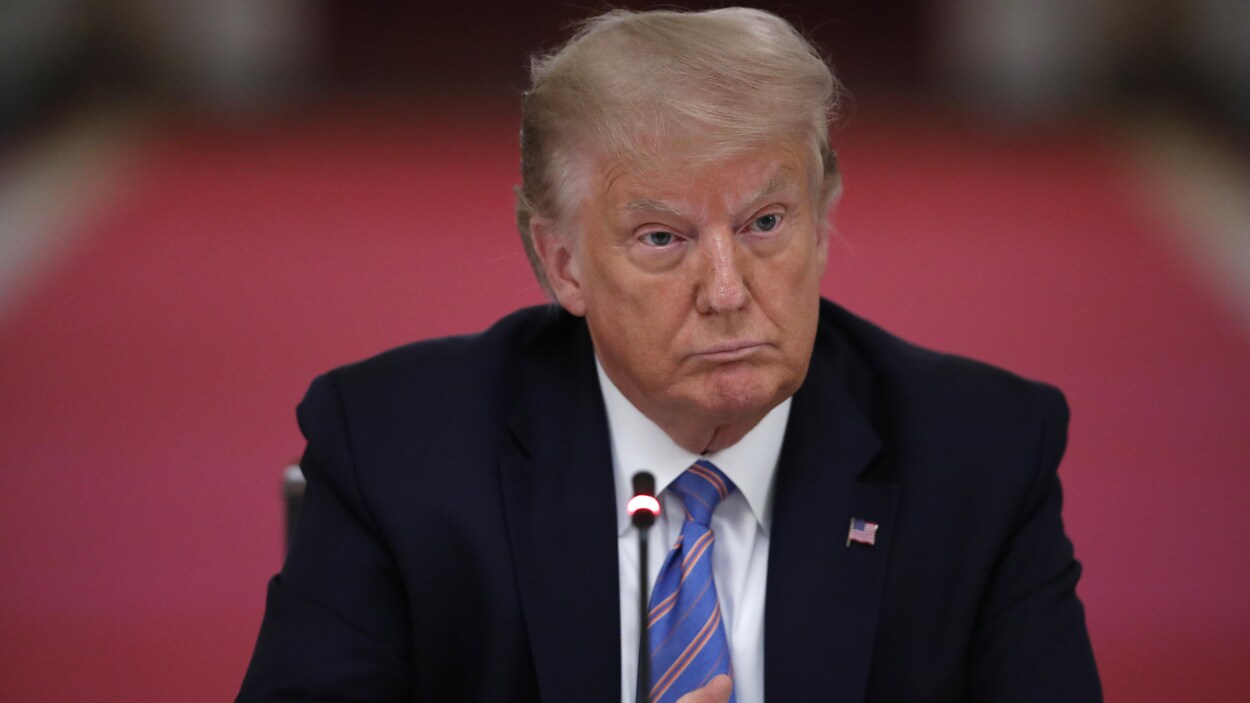 Portrait de Donald Trump.