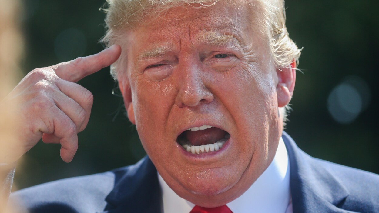 Le président américain Donald Trump à la Maison-Blanche
