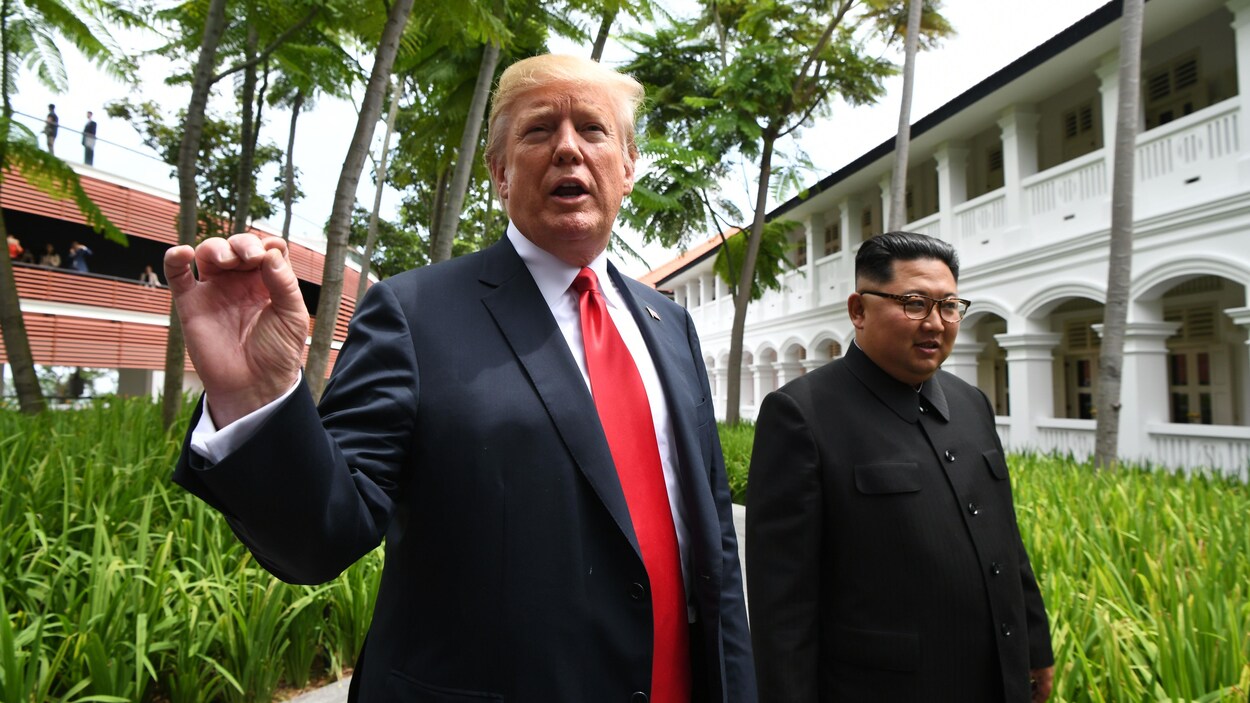 Donald Trump et Kim Jong-un. Donald Trump et Kim Jong-un.