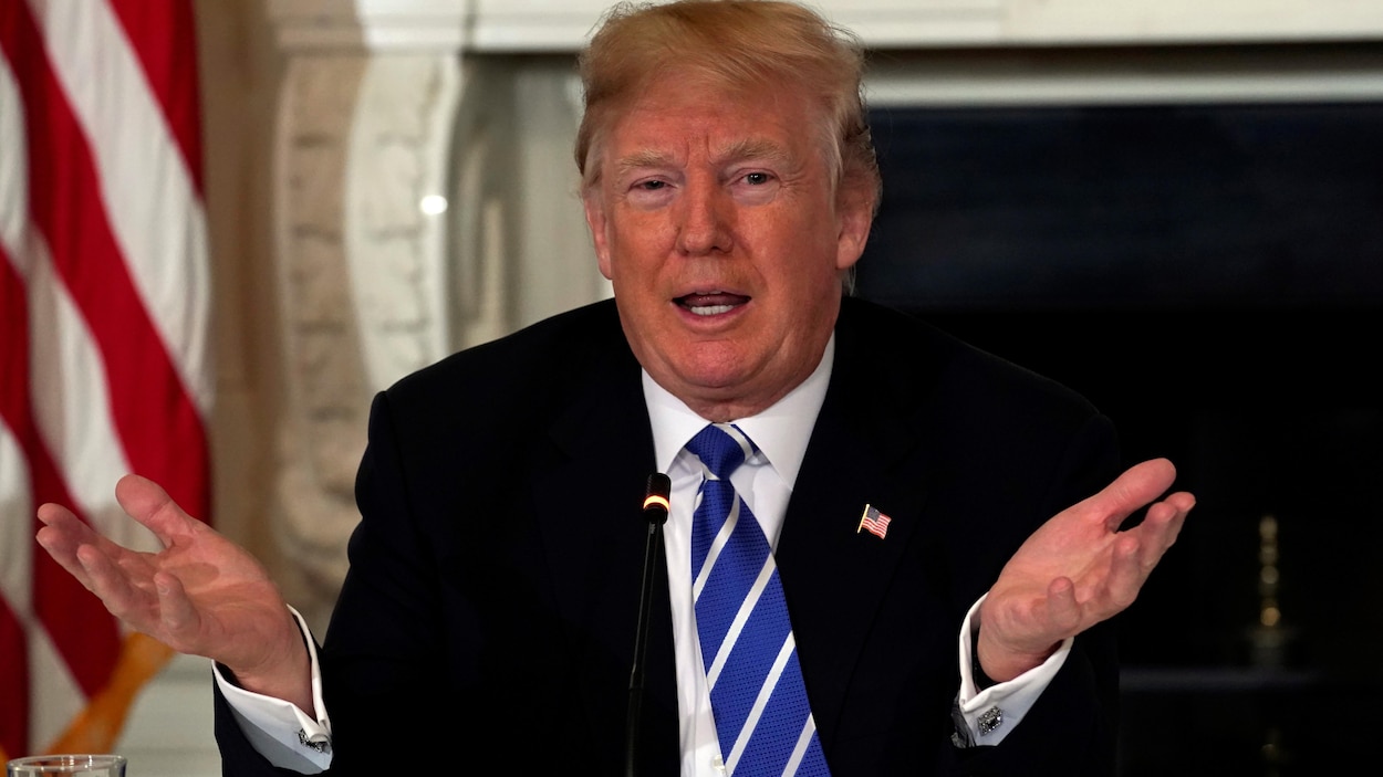 Le président américain Donald Trump Le président américain Donald Trump