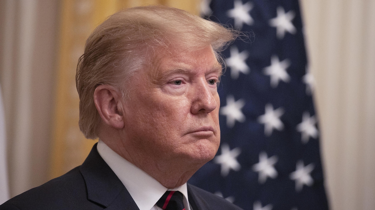 Le président des États-Unis, Donald Trump