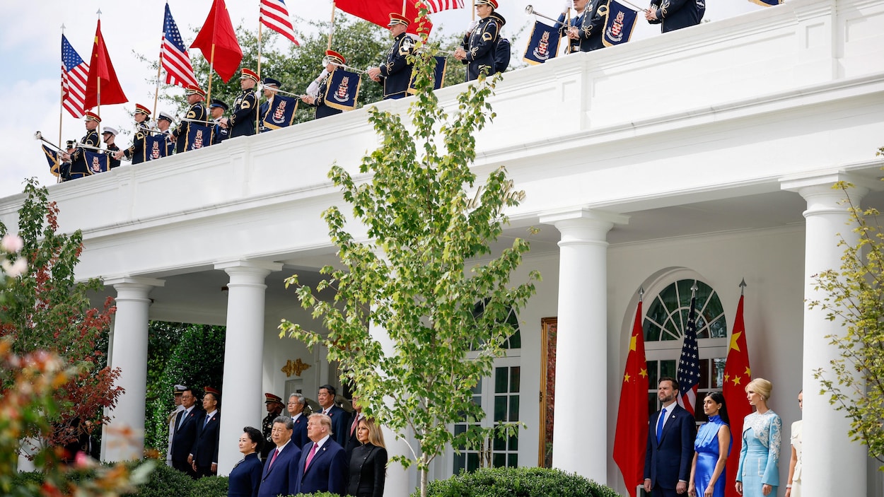 Trump reçoit le président Xi à la Maison-Blanche