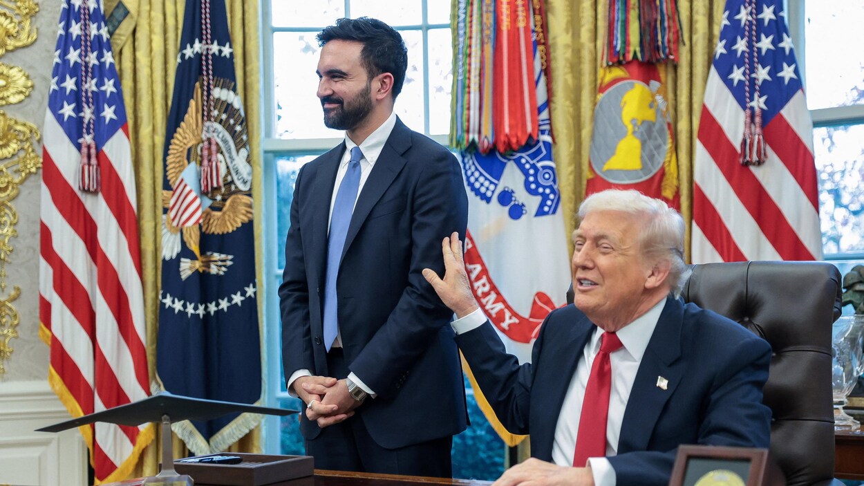 マムダニ氏とトランプ大統領はホワイトハウスで会談後、良好な関係を保っているようだ