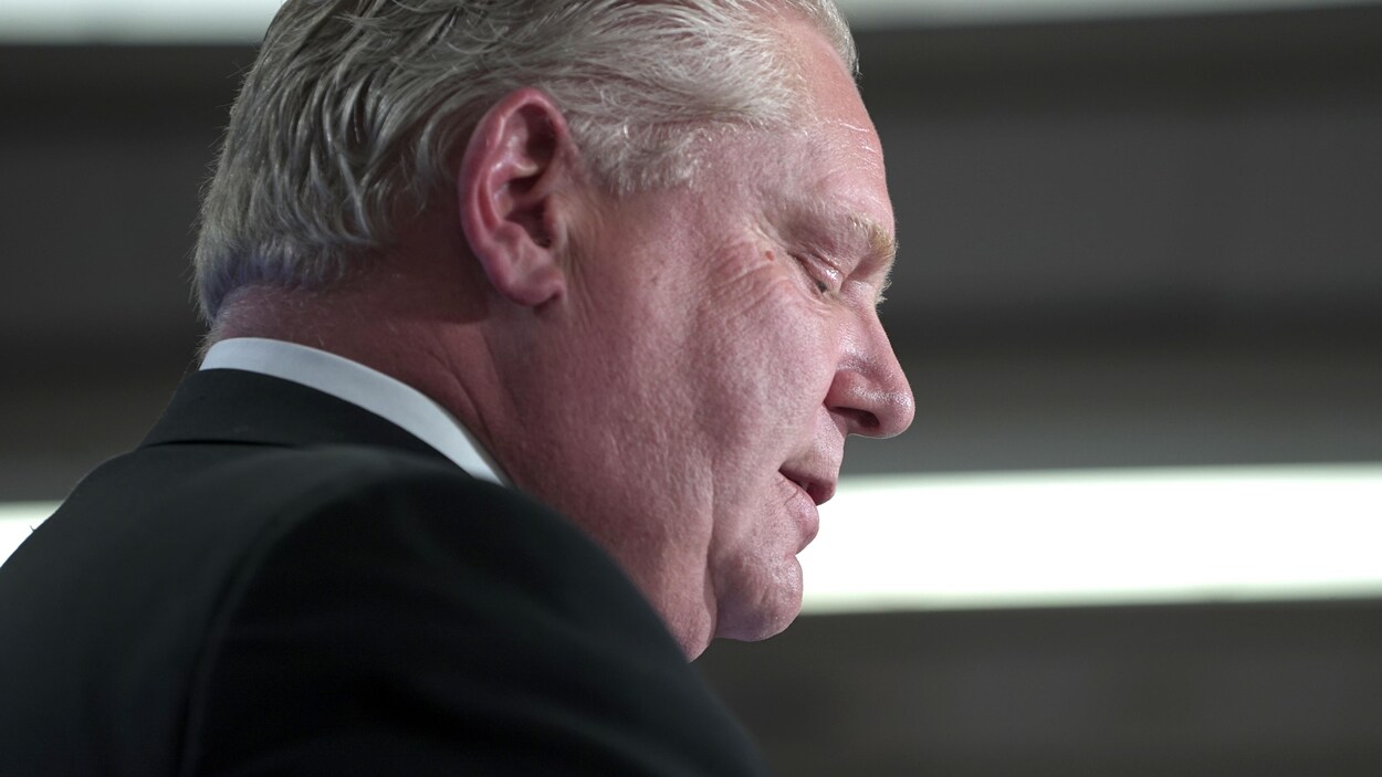 Doug Ford de profil.