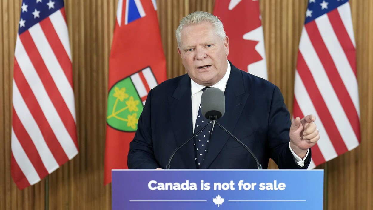 Le sursis de Donald Trump sur les tarifs ne change « rien », dit Doug Ford