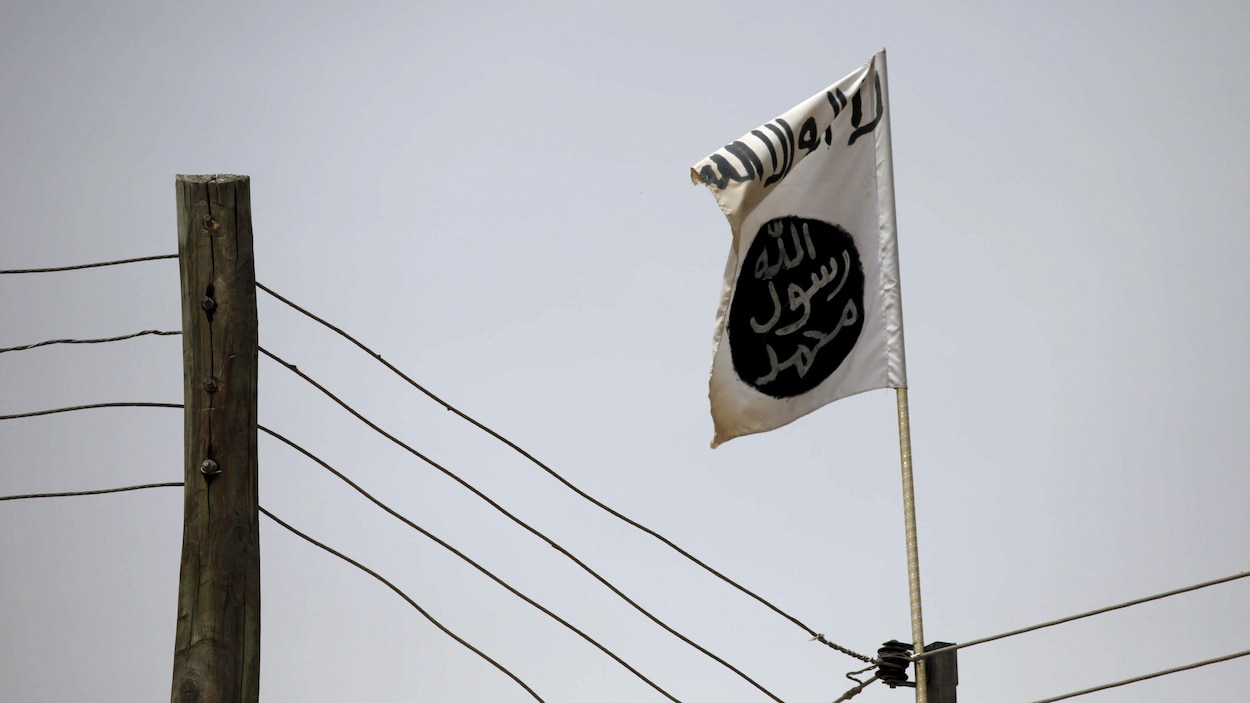Un drapeau de Boko Haram