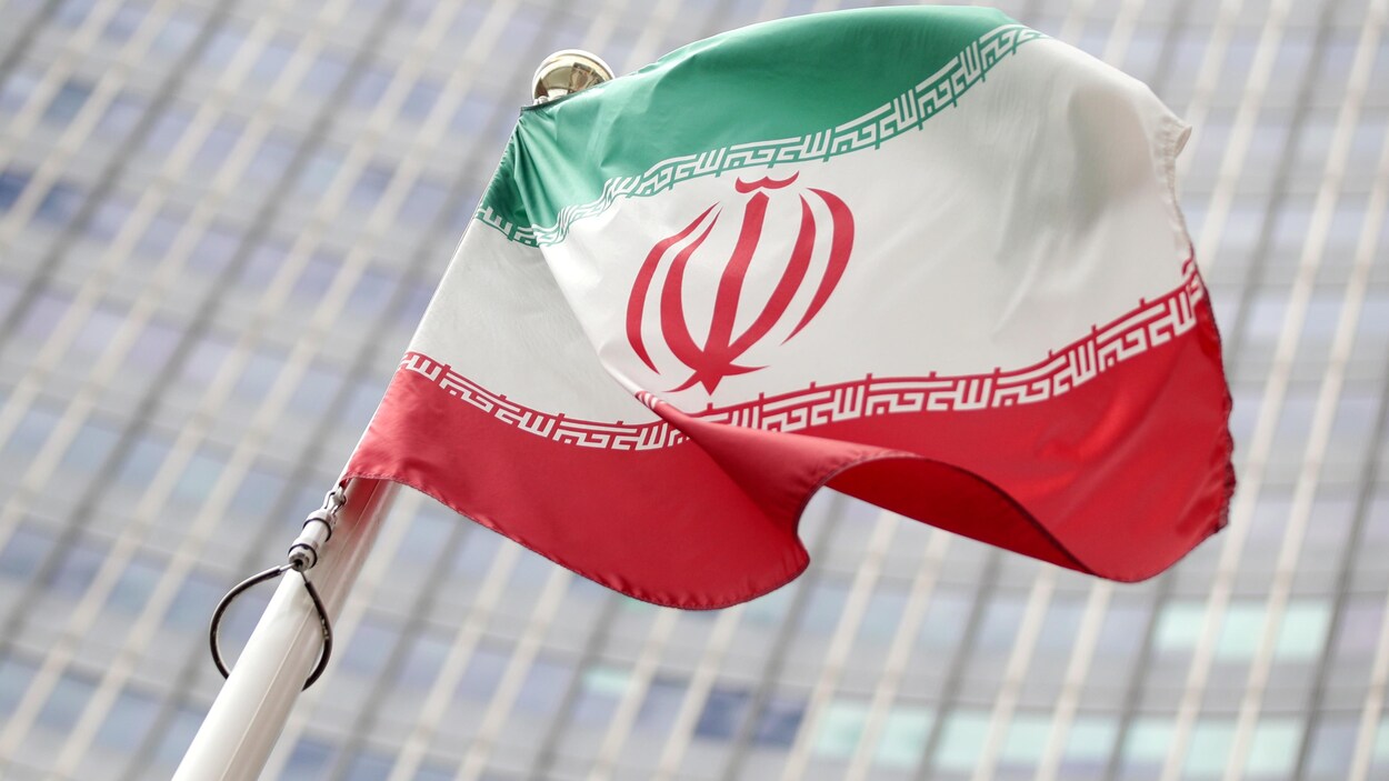 Le drapeau iranien.